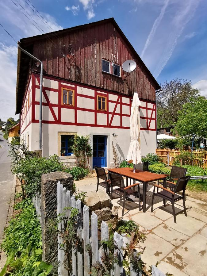 Urlaub im 200 Jahre alten Fachwerkhaus Lichtenhain  Exterior foto